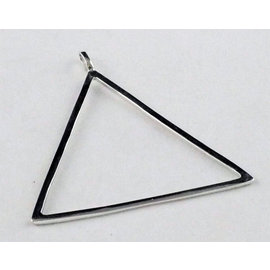 Hanger met ketting grote driehoek 5 cm