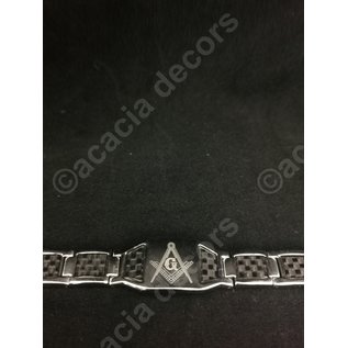 Armband Männer aus Edelstahl Silber