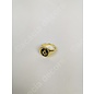 Ring plated gold double sided - Black