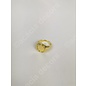 Ring plated gold double sided - Blue