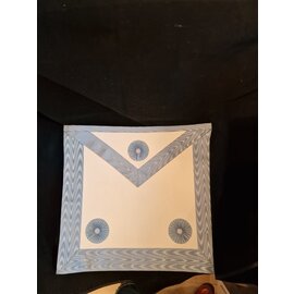 Master apron leather , 3 rosettes