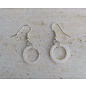 Boucles d'oreilles cercle de nacre