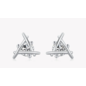 Earring geometric triangle