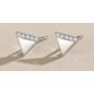 Earring full trangle + zirkonium