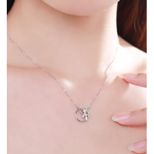 collar acacia- plata 925