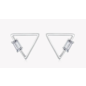Ohrrings  Dreieck + zirkonium