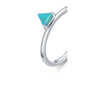 Ring „Opaal“ Silber 925 Dreieck