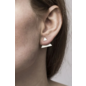 Boucle d'oreille double triangle