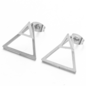 Earring double triangle