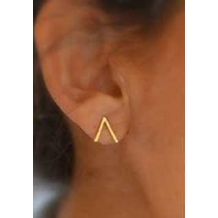 Earring triangle RVS