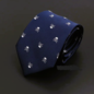 Tie  with skull motiv
