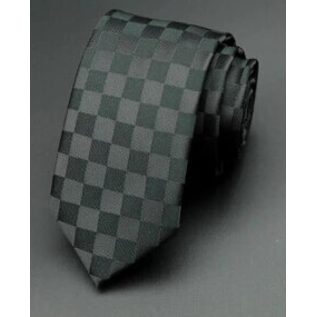 Black tie - checkerboard