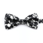 Black bow tie  skulls