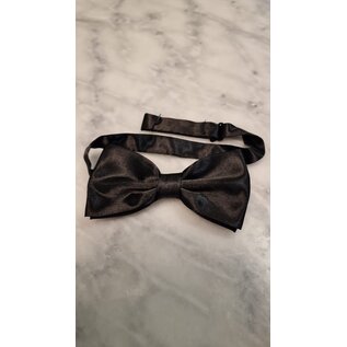 noeud papillon noir satin