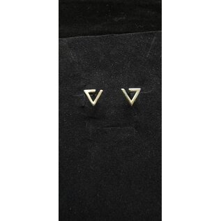 Boucle d'oreille  triangle assymetrique