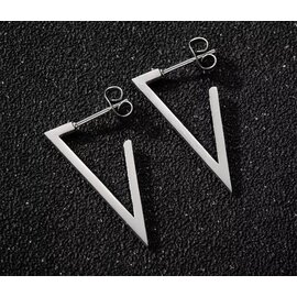 Earring triangle large