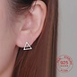 Earring triangle small