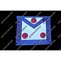 GLB Tablier cuir Avec rosettes rouges et bouton rouge