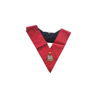 Collar 18 grado bordado a mano - pelícano