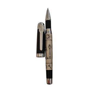 Rollerball pen with symbols