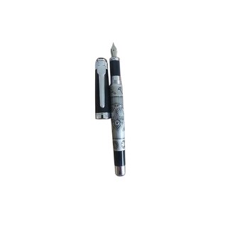 stylo plume avec symboles