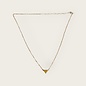 Stainless steel necklace triangle