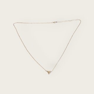 Stainless steel necklace triangle