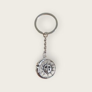 Keychain sun and moon