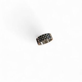 Bague damier