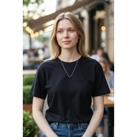 Necklace triangle silver or gold