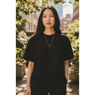 Collar triángulo plata - oro