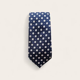 Corbata azul con nomeolvides