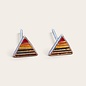 Petits Triangles Arc-en-Ciel (Puces d'Oreilles)