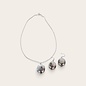 Conjunto de Plata de Ley Árbol de la Vida (Collar y Pendientes)