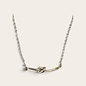 Collar de acero inoxidable con colgante del símbolo «Cadena de la Fraternidad».