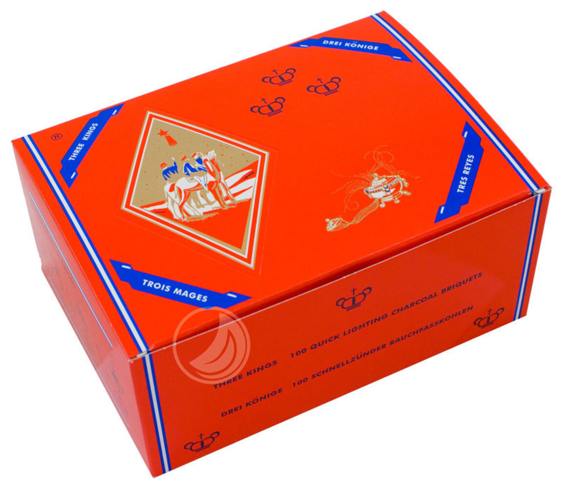 Three Kings Three Kings Charcoal - 100er Pack