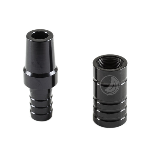 Amy Deluxe Schlauchadapter 18/8er Aluminium Schwarz Amy Deluxe Schlauchadapter 18/8er Aluminium Schwarz
