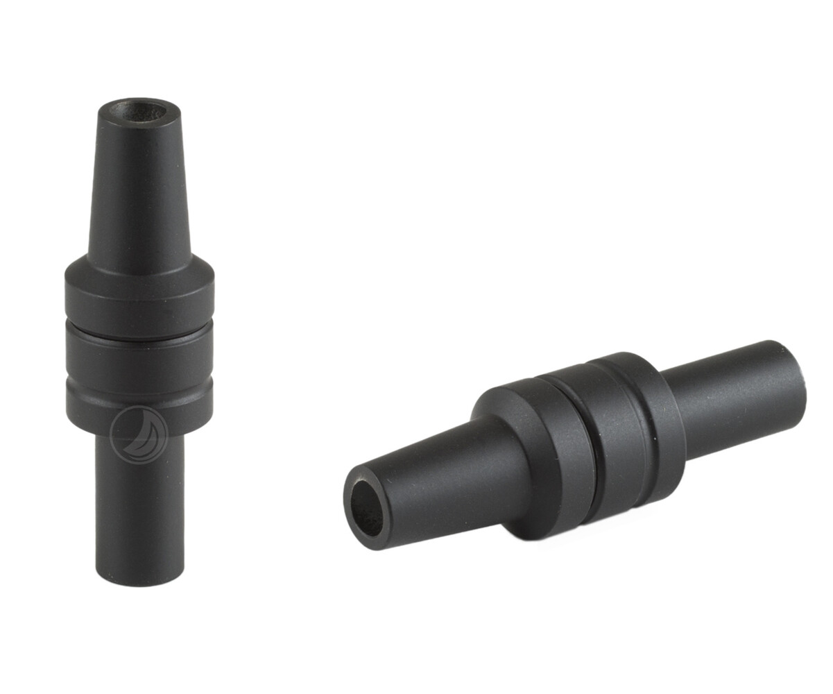 Amy Deluxe Amy Deuxe - Schlauchanschluss Aluminium- matt schwarz (2 teilig)