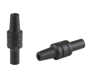 Amy Deluxe Schlauchanschluss Aluminium- matt schwarz Amy Deluxe Schlauchanschluss Aluminium- matt schwarz