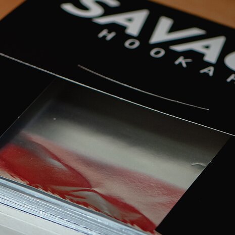 Savage Hookah Savage Hookah - Shisha Panzer Alufolie 15x15cm 50er Pack Savage Hookah Savage Hookah - Shisha Panzer Alufolie 15x15cm 50er Pack