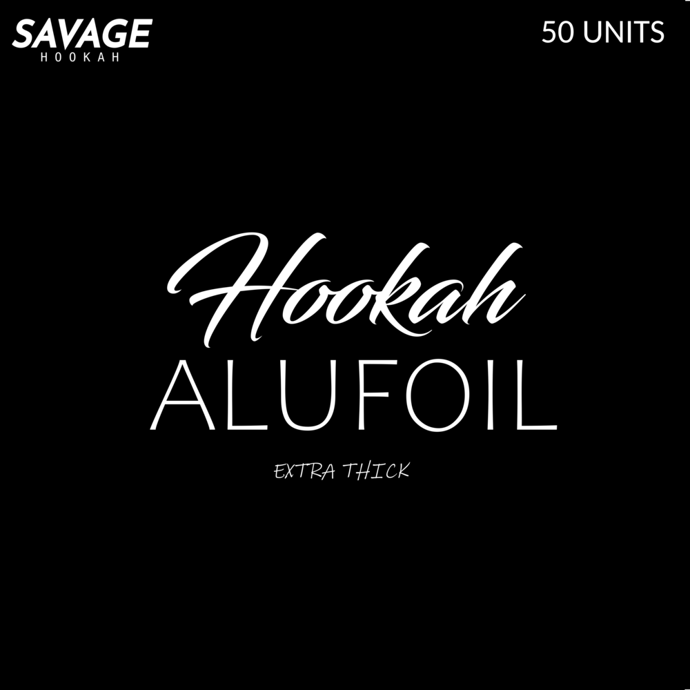 Savage Hookah Savage Hookah - Shisha Panzer Alufolie 15x15cm 50er Pack Savage Hookah Savage Hookah - Shisha Panzer Alufolie 15x15cm 50er Pack