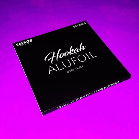 Savage Hookah Savage Hookah - Shisha Panzer Alufolie 15x15cm 50er Pack Savage Hookah Savage Hookah - Shisha Panzer Alufolie 15x15cm 50er Pack