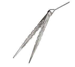 Caesar Kohlezange inkl. Lochstecher (Edelstahl) Caesar Kohlezange inkl. Lochstecher (Edelstahl)