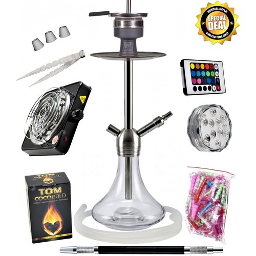 Amy Deluxe Little Stick Clear - Shisha Komplett Set Amy Deluxe Little Stick Clear - Shisha Komplett Set