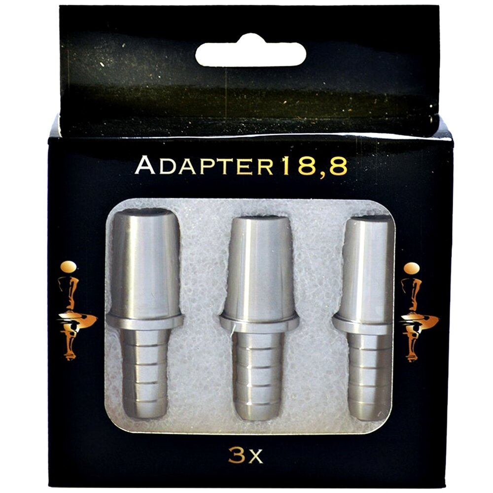 Aladin Aladin MVP - 3x 18/8er Schlauchanschlüsse Set aus Edelstahl geeignet für alle MVP Modelle in Silber Aladin Aladin MVP - 3x 18/8er Schlauchanschlüsse Set aus Edelstahl geeignet für alle MVP Modelle in Silber