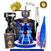 Sphere Bag Blue Reise Shisha Komplett Set
