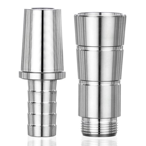 Aladin Aladin MVP 470 / 460 - Schlauchadapter 18/8er Set - Edelstahl