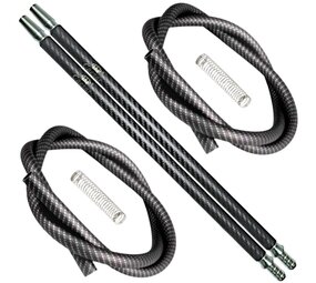 Caesar 2er Carbon Schlauchset inkl. Knickschutzfedern