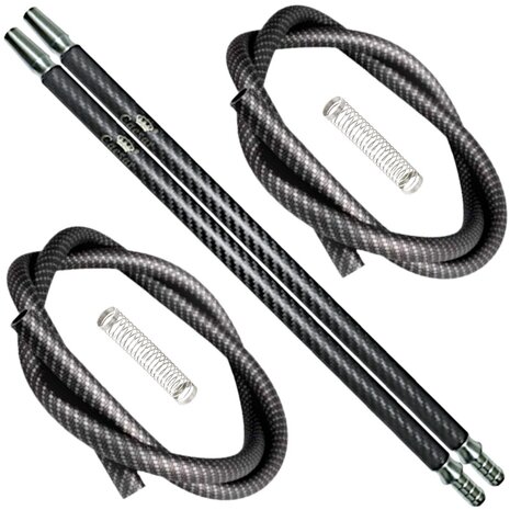 Caesar Das Dark Galaxy "Matt in Black" 2er Caesar - Carbon Schlauch Komplett Set inkl. Kickschutzfedern Caesar Das Dark Galaxy "Matt in Black" 2er Caesar - Carbon Schlauch Komplett Set inkl. Kickschutzfedern