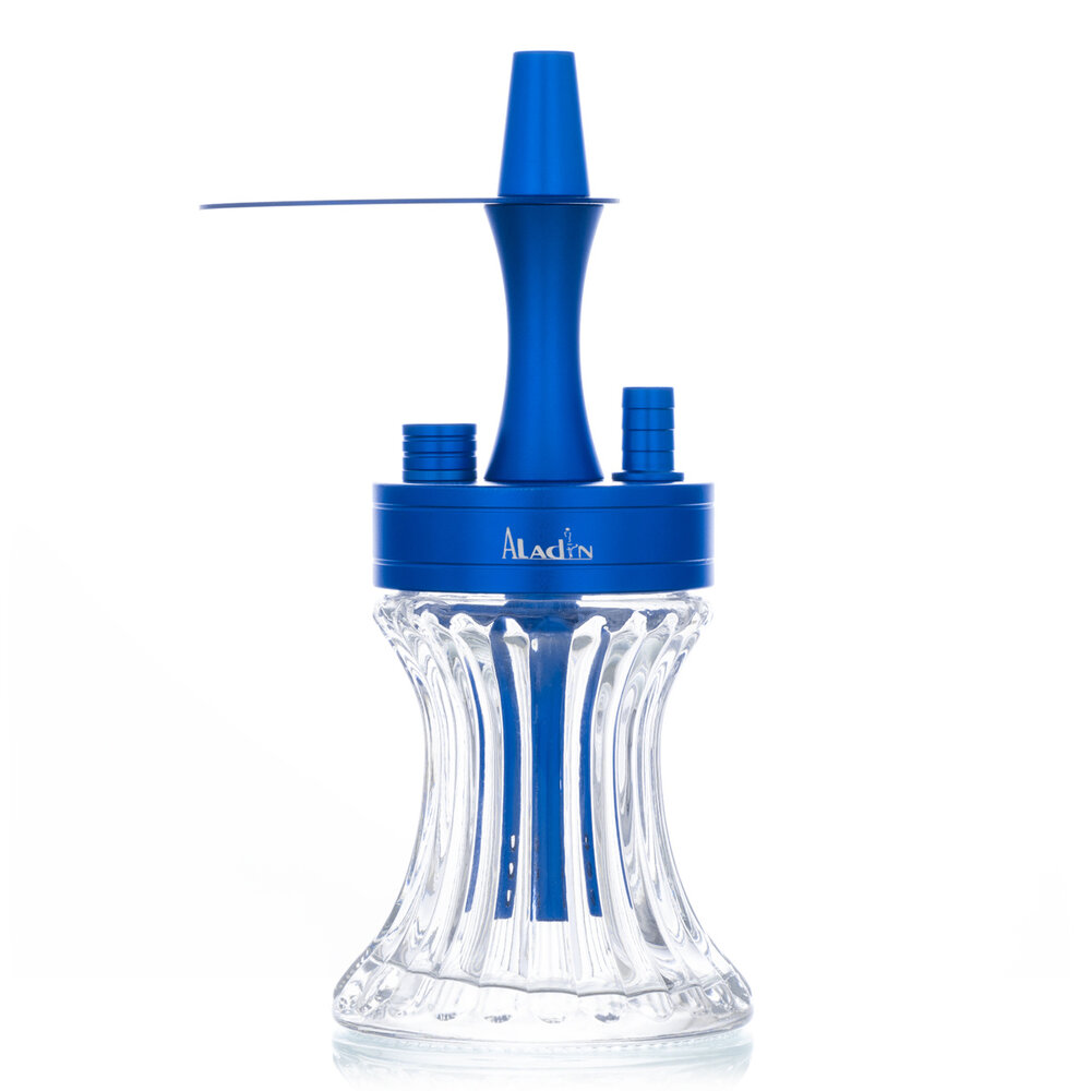 Aladin Aladin Shisha - 2 Go Aluminium Outdoor Shisha Blau inkl. Transporttasche Aladin Aladin Shisha - 2 Go Aluminium Outdoor Shisha Blau inkl. Transporttasche